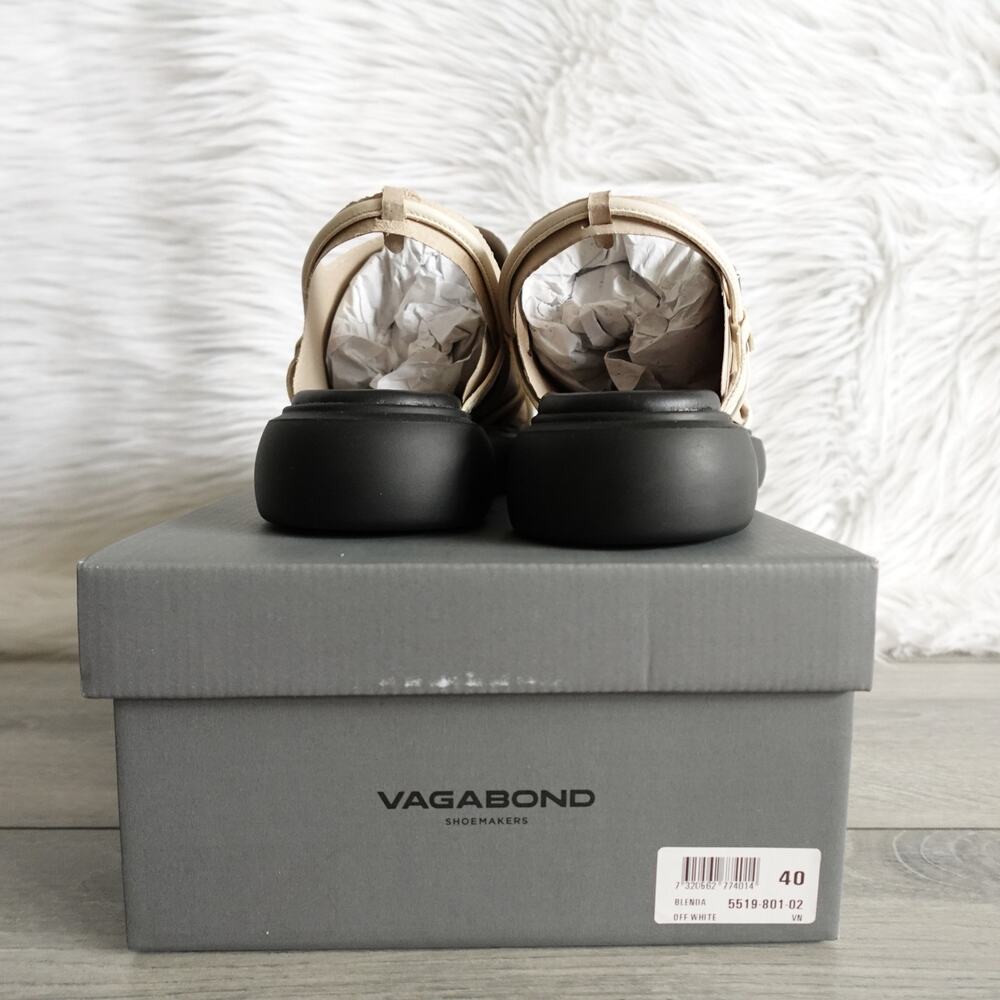 Vagabond Shoemakers Blenda Strappy Sandals Ivory Off-White Spring Summer Casual - Picture 10 of 13